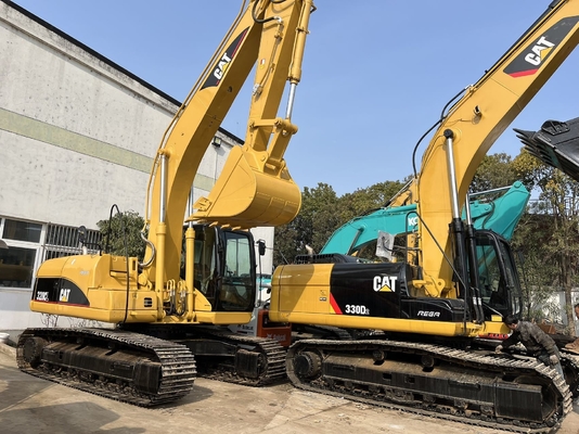 CAT 330D2 Использованный экскаватор с гидравлическим цилиндром Liyuan и 0.3M3 ведро в хорошем состоянии