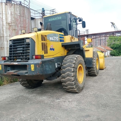 2022 Использованная оригинальная краска Япония EPA Двигатель WA320 Komatsu WA320-5 Гидравлический колесный погрузчик