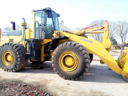 Оригинальный Komatsu WA470 Подержанный колесный погрузчик в хорошем состоянии с 0-2000 рабочими часами