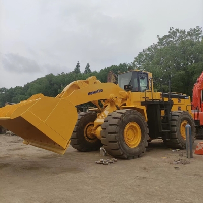 Хорошее состояние Komatsu WA600 Подержанная колесная погрузчица с двигательными колесами 178/кВт