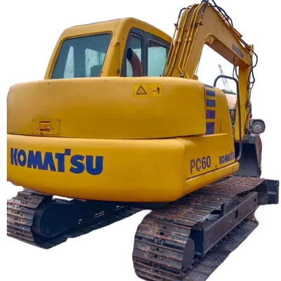 Использованный кавальщик Komatsu PC60 экскаватор Машина в хорошем состоянии Вес 6000 кг
