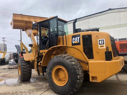 В хорошем состоянии CAT 966L подержанный колесный погрузчик с японским двигателем и гидравлическим насосом Liyuan