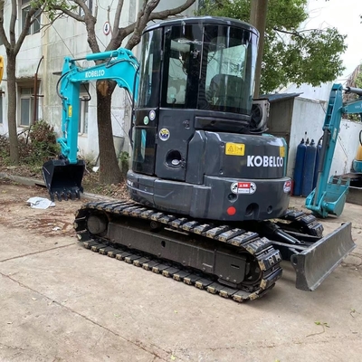 Оригинальный японский экскаватор Kobelco SK55 в хорошем состоянии для ферм в Шанхае