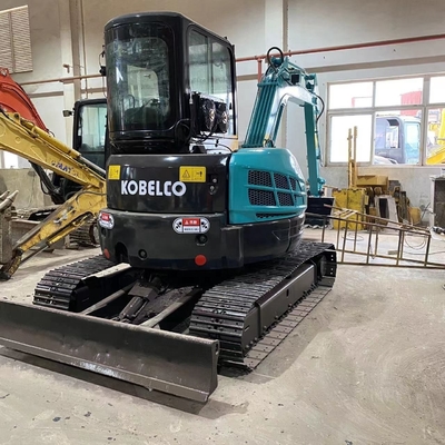 Оригинальный японский экскаватор Kobelco SK55 в хорошем состоянии для ферм в Шанхае
