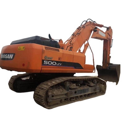 Двигающийся экскаватор Doosan 500-7 в хорошем состоянии Оригинальный подержанный экскаватор