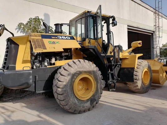 Подержанный 20-тонный погрузчик Komatsu WA380 с уникальной гидравлической системой