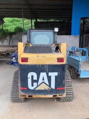 Япония Подержанный погрузчик CAT 247b Мини домашний погрузчик Легко управлять Подержанная гусеница 247b