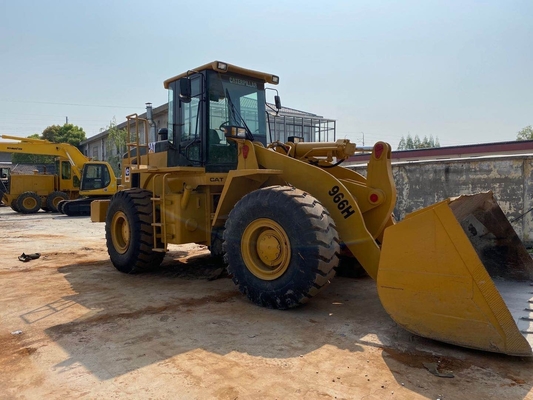 Caterpillar Использованный колесный погрузчик CAT 966H Япония Оригинальный погрузчик с 0-2000 рабочими часами