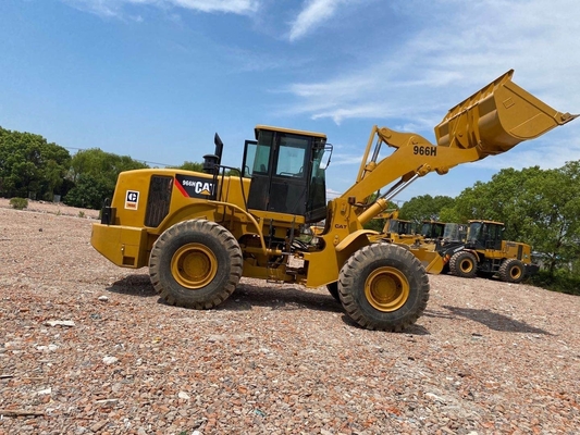 Caterpillar Использованный колесный погрузчик CAT 966H Япония Оригинальный погрузчик с 0-2000 рабочими часами