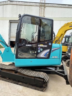Использованный мини экскаватор Kobelco SK60 с гидравлическим насосом Liyuan низкий рабочий час 0-2000