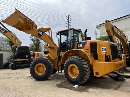 CAT 996L Использованные большие передние погрузчики CAT 966H Строительные машины для обработки грузов