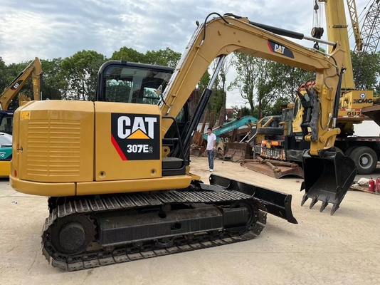 Оригинальная тракторная машина использованный кассир CAT 307E2 мини экскаватор с клапаном Liyuan