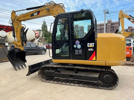 Оригинальная тракторная машина использованный кассир CAT 307E2 мини экскаватор с клапаном Liyuan