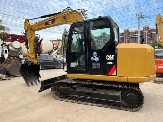 Оригинальная тракторная машина использованный кассир CAT 307E2 мини экскаватор с клапаном Liyuan