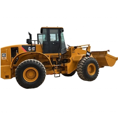 Передний погрузчик трактор японский оригинальный Cat 966L Подержанный погрузчик на колесах с и 165kw