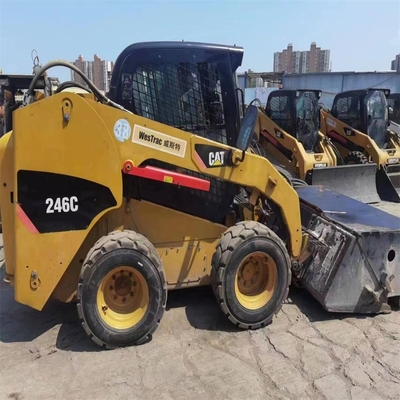 Низкое рабочее время Caterpillar Cat 246c колесный погрузчик для тяжелых условий труда