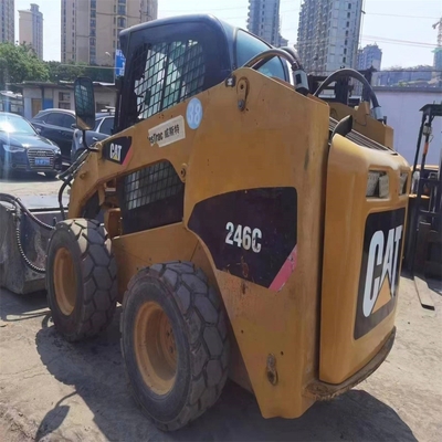 Низкое рабочее время Caterpillar Cat 246c колесный погрузчик для тяжелых условий труда