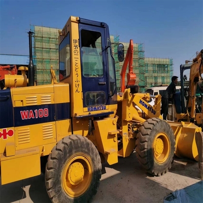 60 кВт Низкий рабочий час Оригинальный Япония Использованный Komatsu WA100 колесный погрузчик для Вас