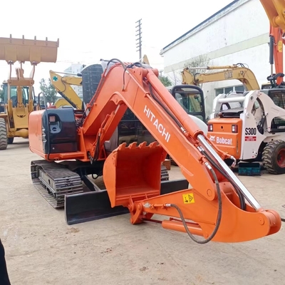 Hitachi ZX70 Использованный экскаватор из Японии с двигателем HINO и гидравлическим цилиндром Liyuan