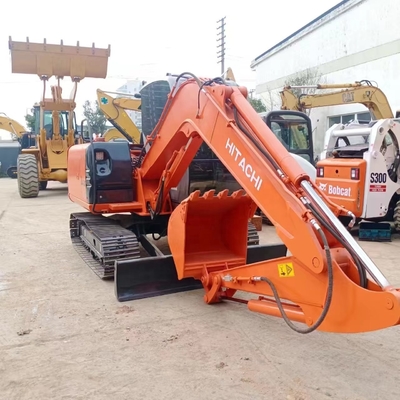 Hitachi ZX70 Использованный экскаватор из Японии с двигателем HINO и гидравлическим цилиндром Liyuan