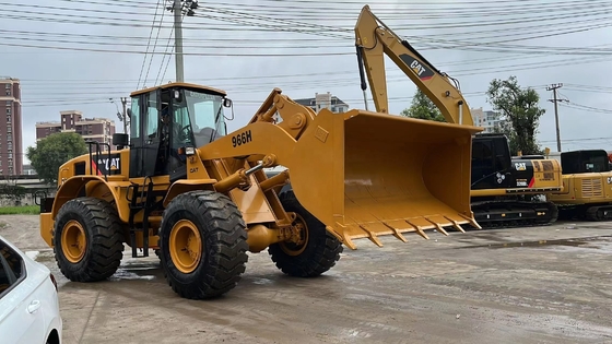 Низкие рабочие часы CAT Caterpillar 966H оригинальный японский погрузчик CAT966H в хорошем состоянии
