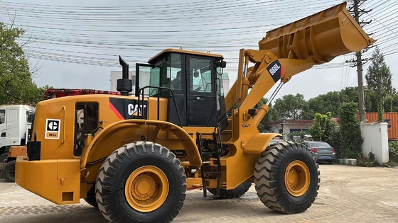 Оригинальный цвет Использованный CAT Caterpillar 966L Передний погрузчик Земляные машины