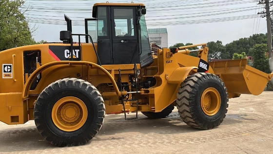Оригинальный цвет Использованный CAT Caterpillar 966L Передний погрузчик Земляные машины