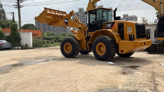 Оригинальный цвет Использованный CAT Caterpillar 966L Передний погрузчик Земляные машины