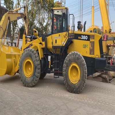 KOMATSU WA380 колесный погрузчик Япония сделанный передний загрузчик с превосходными характеристиками