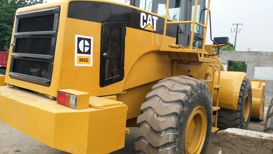 11000 12000 кг масса машины Использованный колесный погрузчик CAT 966G с гидравлическим насосом Nabtesco