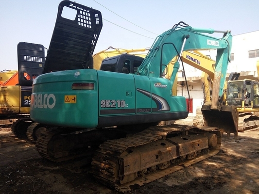 Использованный экскаватор Kobelco SK210LC Япония оригинальный трактор с низким расходом топлива