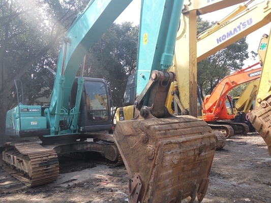 Использованный экскаватор Kobelco SK210LC Япония оригинальный трактор с низким расходом топлива