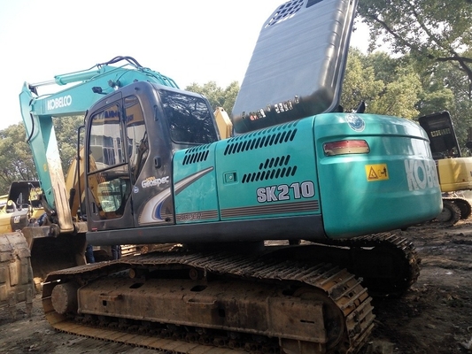 Использованный экскаватор Kobelco SK210LC Япония оригинальный трактор с низким расходом топлива