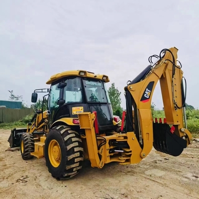 Подержанный буровой погрузчик CAT 420F Доступная земляная машина с гидравлическим насосом CAT