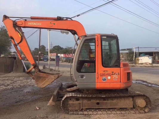 Оригинальный японский экскаватор 7T Hitachi zx75us zaxis75us Crawler Digger с двигателем EPA