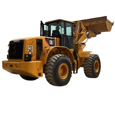 Подержанный колесный погрузчик CAT966L с двигателем Cummins и низкими рабочими часами