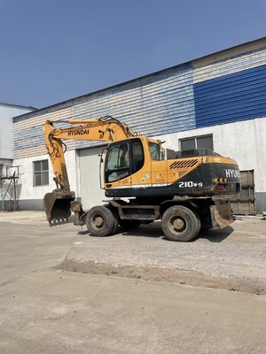 0-2000 Рабочие часы Использованный экскаватор Hyundai 210W-9 с двигателем EPA и оригинальной краской