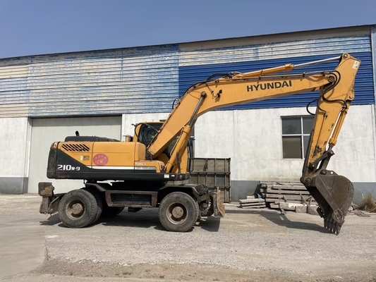 0-2000 Рабочие часы Использованный экскаватор Hyundai 210W-9 с двигателем EPA и оригинальной краской