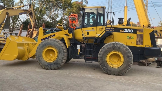 Оригинальная краска Komatsu WA330 30-тонная подержанная колесная погрузчик с оригинальным двигателем и Японии