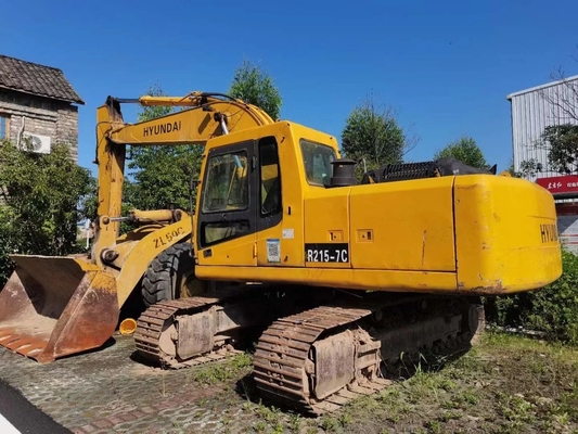 Двигатель EPA R215-7C Hyundai экскаватор с использованной оригинальной краской и низкими часами