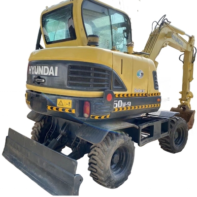 6TON рабочая масса использованный Digger Hyundai 60W-9 Crawler Machine гладкий и рабочий