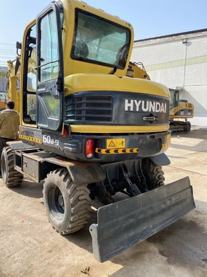 6TON рабочая масса использованный Digger Hyundai 60W-9 Crawler Machine гладкий и рабочий