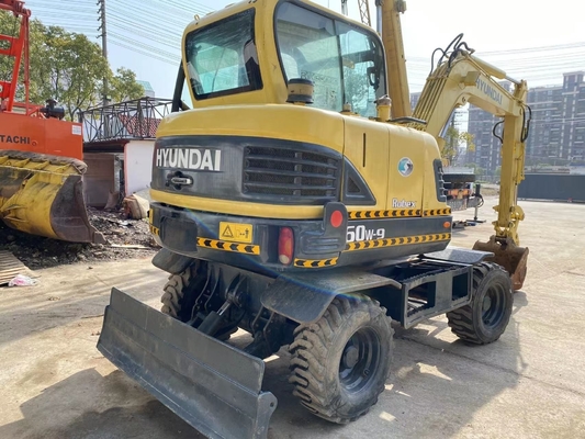 6TON рабочая масса использованный Digger Hyundai 60W-9 Crawler Machine гладкий и рабочий