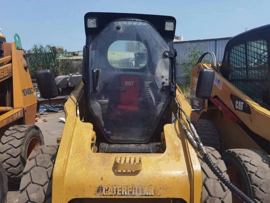 YUNNEI двигатель оригинальная краска использованная Caterpillar 246C колесный погрузчик в отличном состоянии