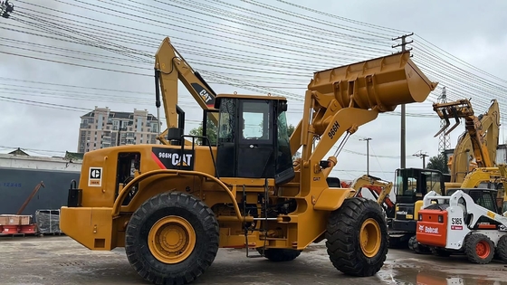 Высокопроизводительный подержанный нагрузчик на колеса Caterpillar 966H с гидроцилиндром Liyuan