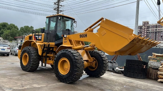 Высокопроизводительный подержанный нагрузчик на колеса Caterpillar 966H с гидроцилиндром Liyuan