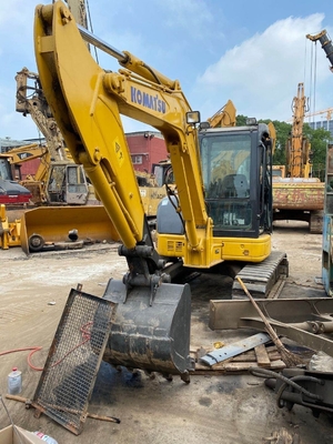 Использованный оригинальный японский мини экскаватор 5T Komatsu PC55 EPA двигатель в хорошем состоянии Шанхай