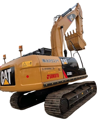 Использованный экскаватор Caterpillar 320D2 20тонный экскаватор с гидравлическим клапаном Liyuan из Японии