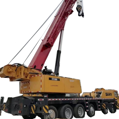 100-тонный крановой кран SANY STC1000 с оригинальной краской и двигателем EPA в хорошем состоянии