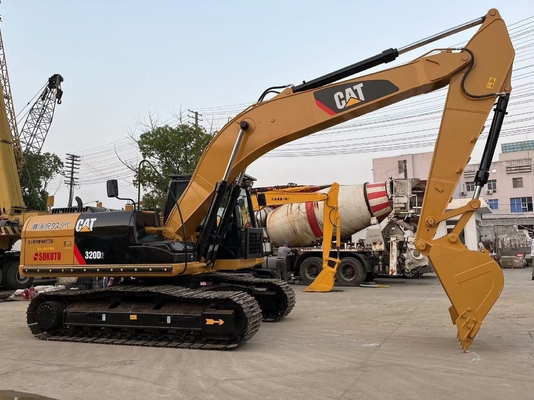 Использованный экскаватор Caterpillar 320D2 20тонный экскаватор с гидравлическим клапаном Liyuan из Японии